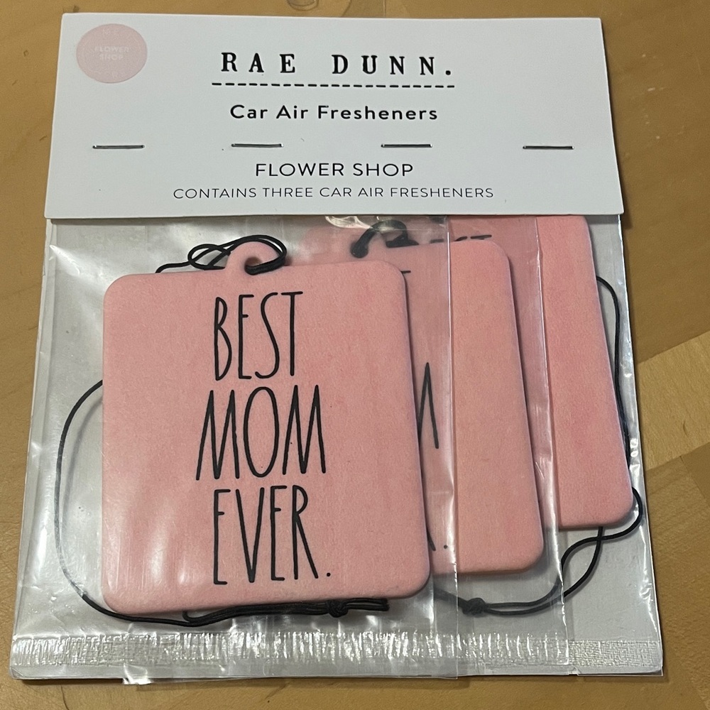 Rae Dunn Pink 'Best Mom Ever' Air Fresheners